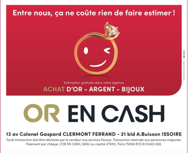 OR EN CASH S&rsquo;AFFICHE DANS TOUTE LA FRANCE AVEC BIG SUCCESS